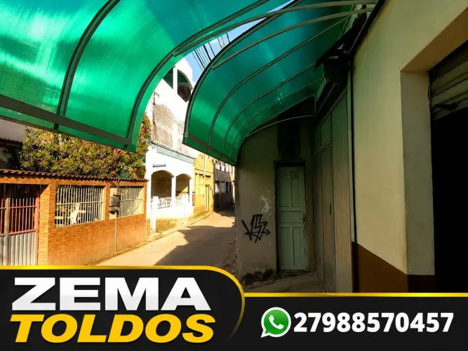Cobertura em Policarbonato Alveolar.. Fabricamos Sob Medidas