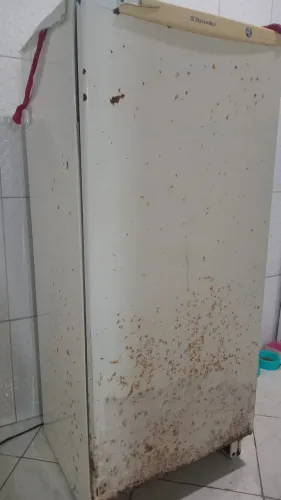 Geladeira eletrolux para remoção de peças ou por o gás 