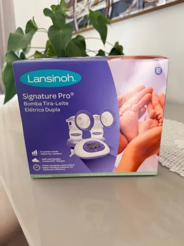 Vendo bomba tira-leite elétrica dupla Lansinoh Signature Pro.