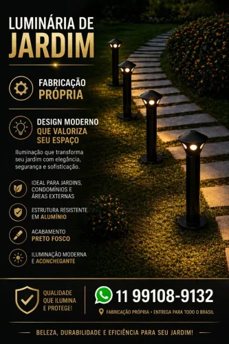 Luminárias de Jardim 