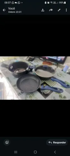 Panela polishoop cerâmica, não usa óleo com uma tampa