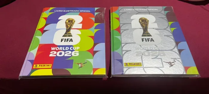 ÁLBUM CAPA DURA TRADICIONAL E CAPA DURA PRATA COMPLETOS