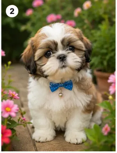 Cachorro filhote dócil e companheiro Shih tzu/Shitzu