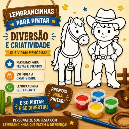 Kit pintura infantil 