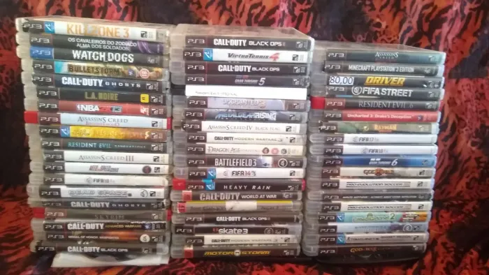 Lote de jogos de Playstation 3 - ( mídia física) preços a partir de 20,00.