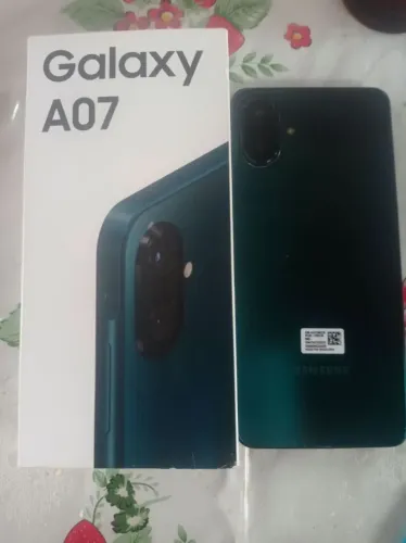Samsung galaxy A07, 256gb novinho e com nota fiscal.