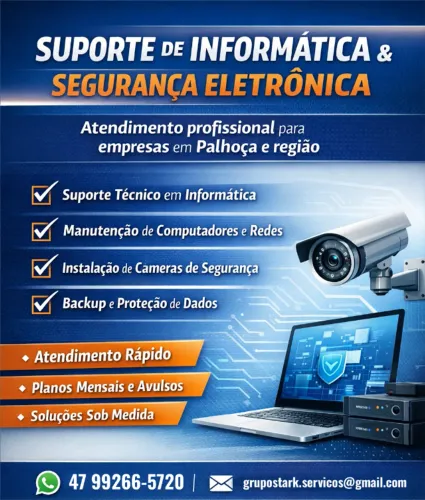 Venda e Manutenção de Computadores e Câmeras de Segurança