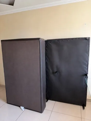 Ortobom Box Queen Bi-Partida Cori Marrom