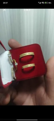 Anéis de moeda 25/15