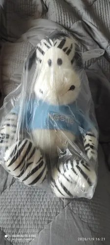 Pelúcia Coleção Galera Animal NESTLÉ, Zebra