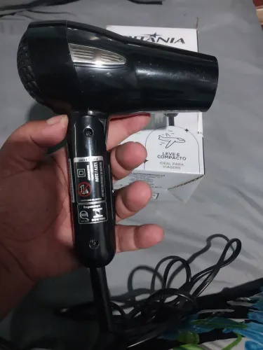 Secador de cabelo portátil