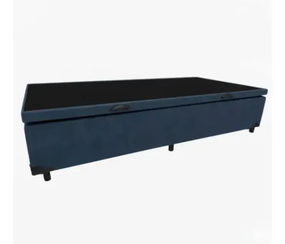 Cama Baú Solteiro com Colchão Ortobom