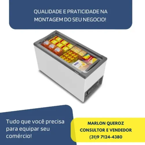 Freezer Horizontal 505 litros Metalfrio 220v