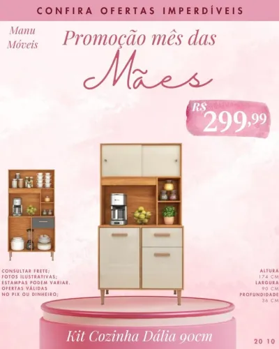 Armário de cozinha 90 cm