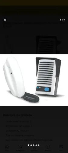 Interfone HDL + Grade de proteção 