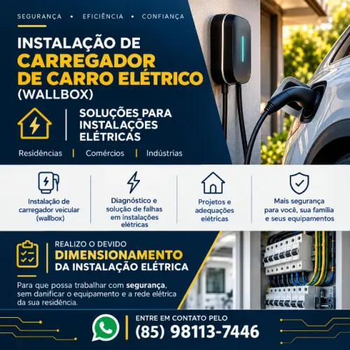 Instalação de Wallbox Carro Elétrico - Serviço Especializado e Seguro