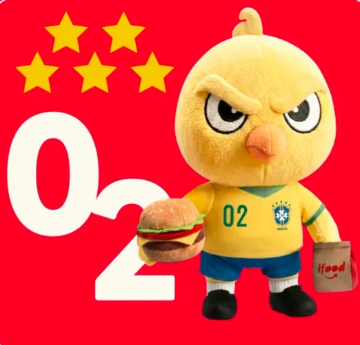 Canarinho da Copa ( 2002 ) Ifood 2026 - Original e Lacrado! ?