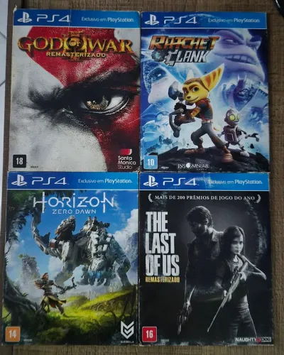 LOTE 4 Jogos (PS4)