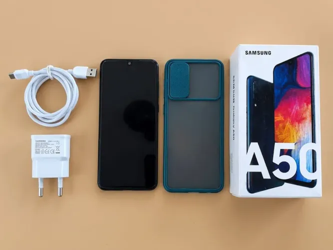 Samsung Galaxya50 128 Gb Preto 6gb+Carregador Original (tela Quebrada) Valor Final