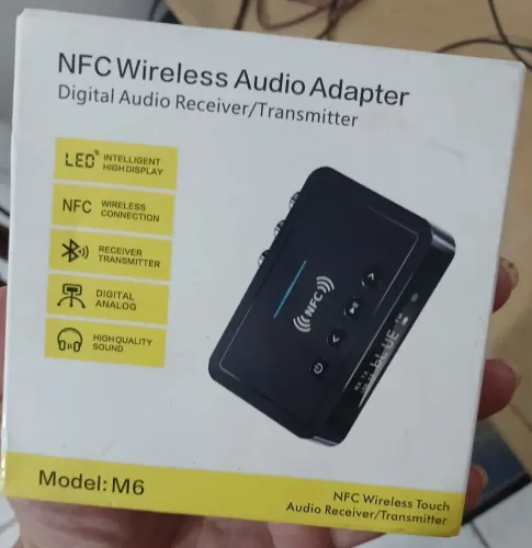 Adaptador de Áudio Sem Fio NFC