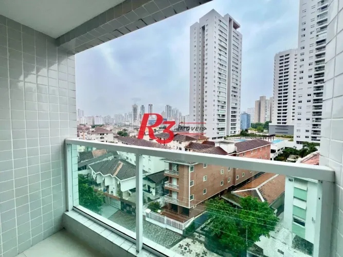 Apartamento com 2 dormitórios à venda, 68 m² por R$ 690.000,00 - Marapé - Santos/SP