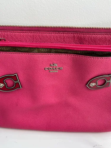 Bolsa coach Rosa com carteira