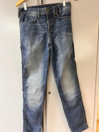 Calça Jeans Revit Piston Azul Claro W28 L34 Original Moto