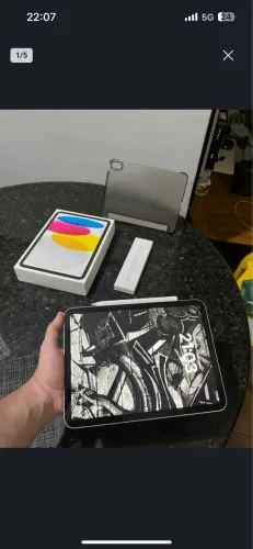 iPad 10th + Apple Pencil para ir rápido!