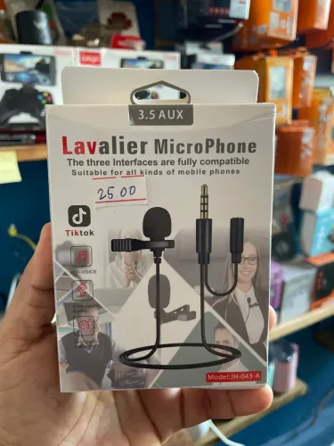 Microfone de lapela 