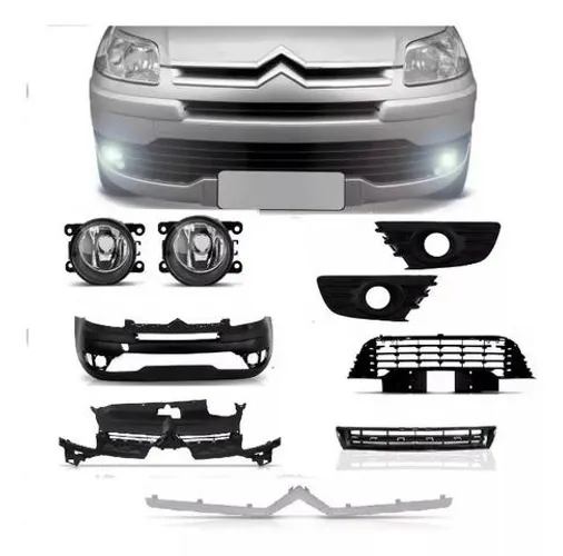 Parachoque Completo Citroen C4 Pallas 2004 a 2011 Com Milha