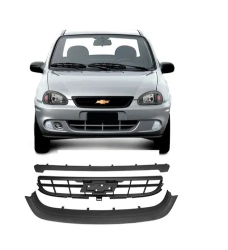 Grade Central Inferior E Superior Corsa Classic 09 10 Preta sem logo emblema sa