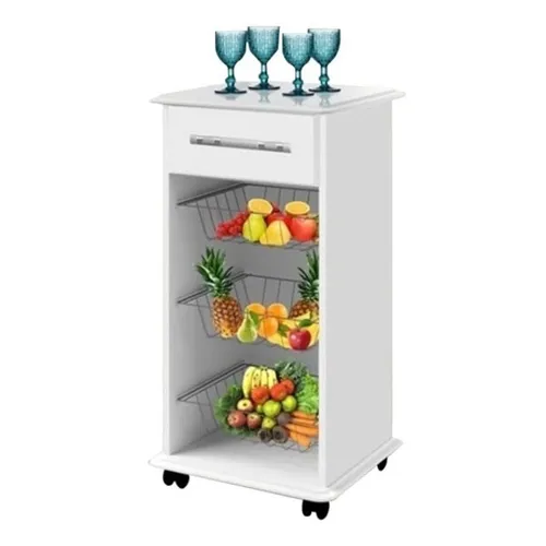 Fruteira Grécia Branco - Frete Grátis - 10x S/ Juros - Receba Hoje