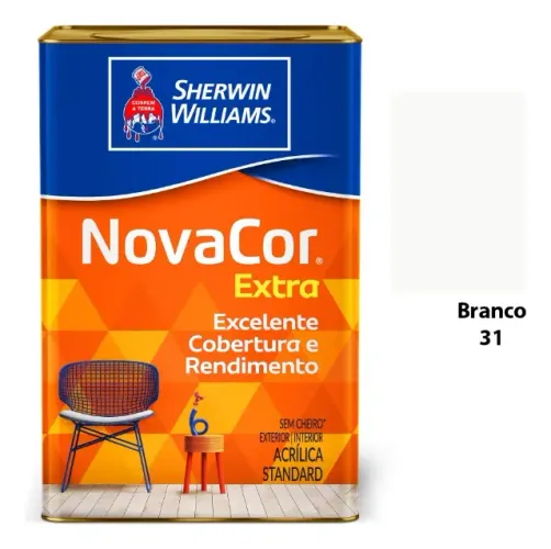 Tinta Novacor Extra Semi Brilho Standard Lata Semi Brilho
