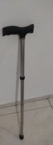 Bengala de alumínio dobrável