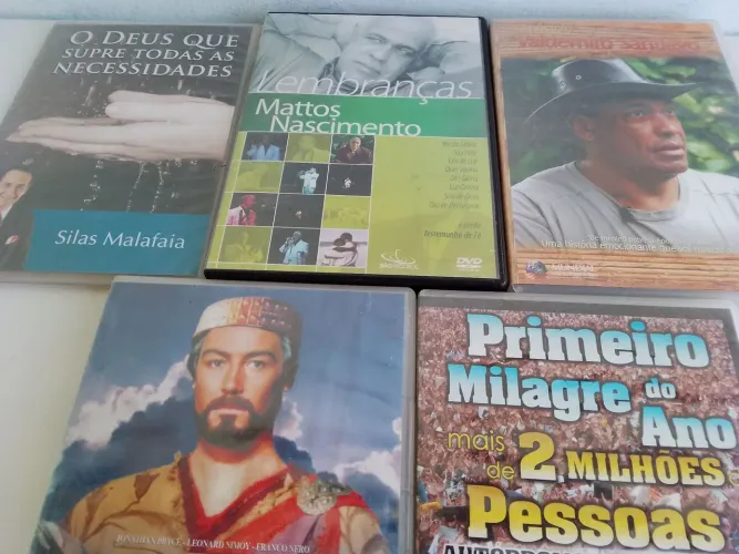 Lot. 5 Dvd evangélico originais