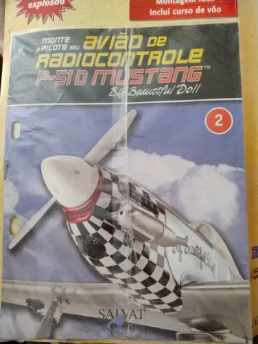 Peças do avião rádio controle p-51 d Mustang ( aceito ofertas)
