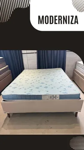 Cama Box de Casal + Colchão D20