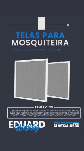Telas mosquiteiras orçamentos 