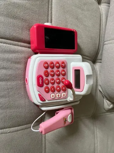 Caixa registradora de brinquedo infantil
