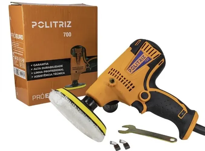 Politriz Lixadeira Profissional Pró Euro Multifunção 700w 4500 Rpm 6 velocidades 220V