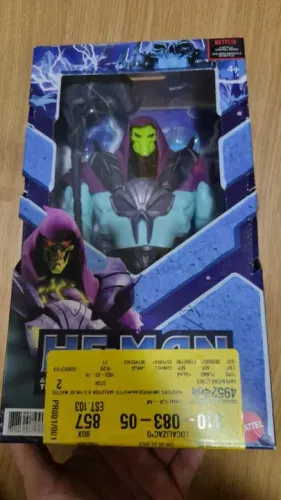 Boneco Esqueleto He-man Master Of The Universe 22 cm Netflix Mattel Novo Lacrado Na Caixa