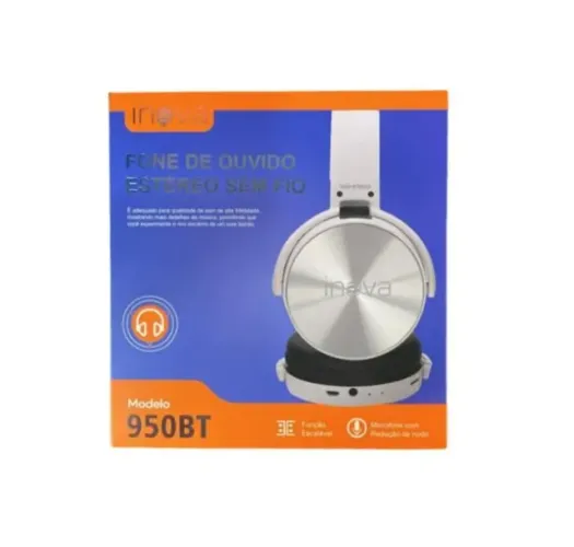 FONE HEADPHONE BLUETHOOT COM MICROFONE INOVA MD-950BT P