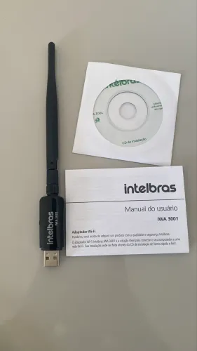 Adaptador USB Wireless IWA 3001 Preto Intelbras 