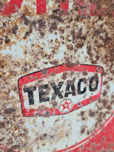 Texaco Antigo Lata