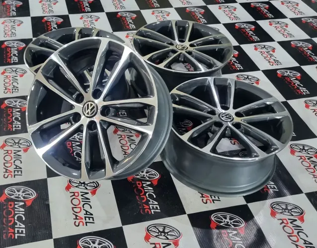 Jogo de rodas 17 Volkswagen jetta tiguan passat 5x112 Zeradas