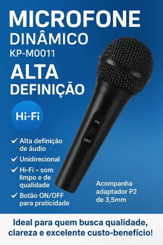Microfone com fio