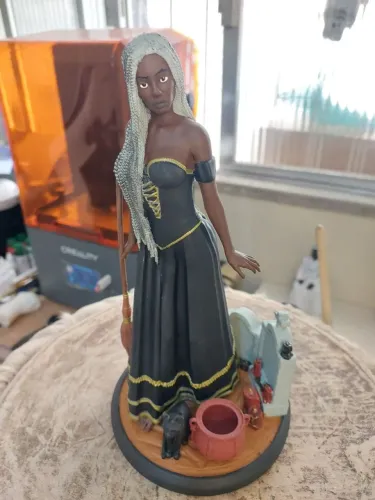 Imagem Maria Mulambo resina 3D 22cm