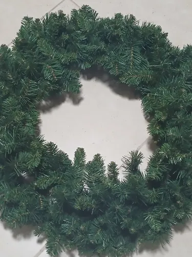Guirlanda de Natal 80cm enorme, linda. 