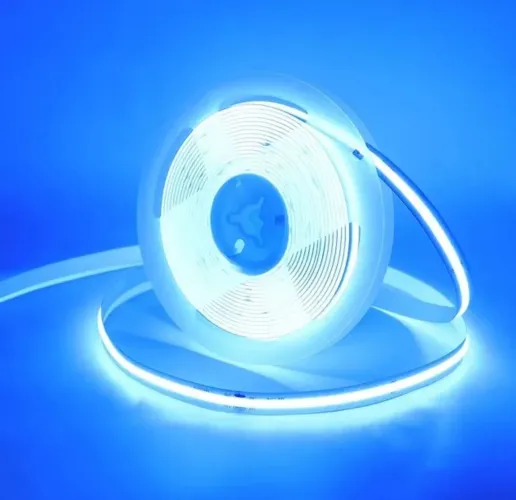 Fita led cob azul claro 12v 5m