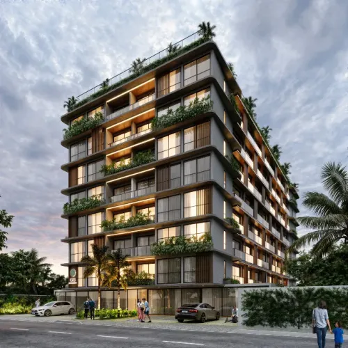 Vendo Flats no Bessa Com vista Definitiva para o Mar da Cobertura do Prédio 